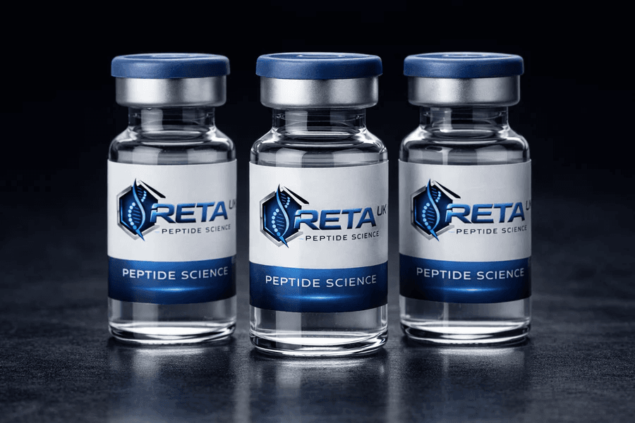 Research peptide vials